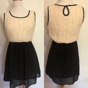 Cute Cream and Black Dress